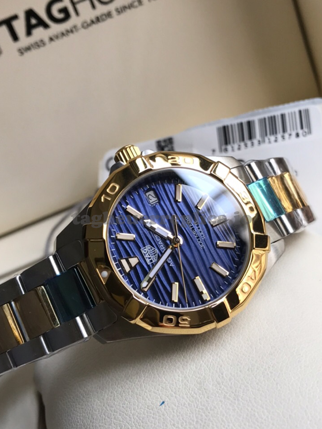 Replica TAG Heuer Aquaracer WBD1325.BB0320 32mm Blue Dial - Front 4
