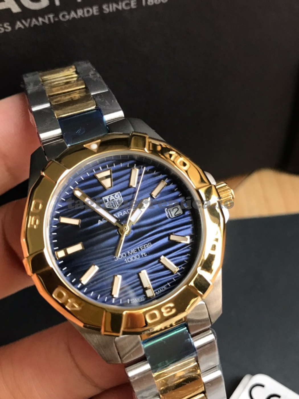 Replica TAG Heuer Aquaracer WBD1325.BB0320 32mm Blue Dial - Front 2
