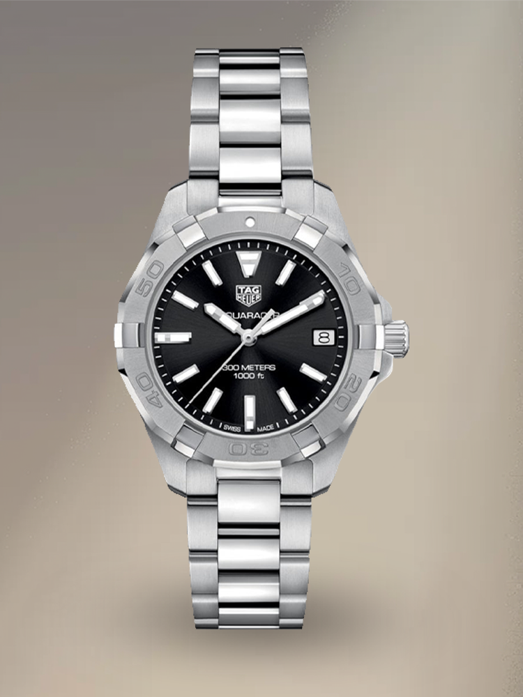 Replica TAG Heuer Aquaracer WBD1310.BA0740 32mm Black Sunray Dial - Main image
