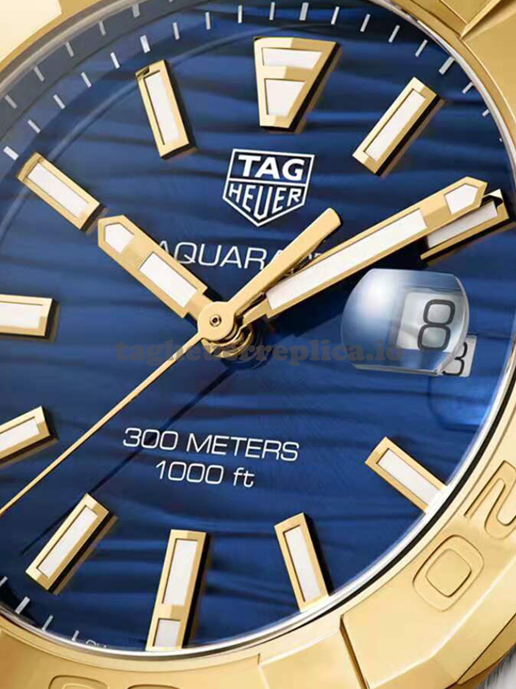 Replica TAG Heuer Aquaracer WBD1325.BB0320 32mm Blue Dial - Dial Details 2
